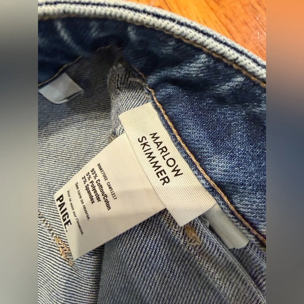 Paige Marlow Skimmer Jeans - Picture 5 of 7